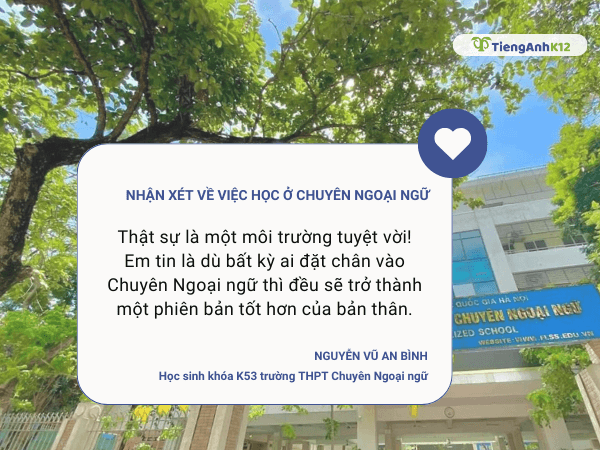 phản hồi về chuyên ngoại ngữ